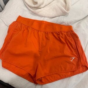 Gymshark Women's Orange Shorts